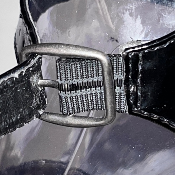 Madden Girl Black Chevron Wedge Shoes - Picture 8 of 8